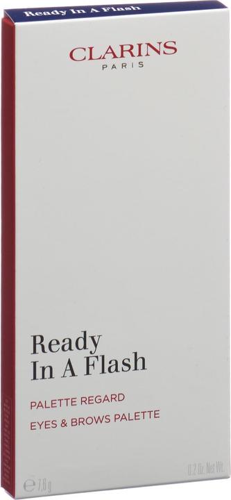 Actual product image Clarins Selfie Ready - Ready In A Flash Palette (Beige, Brown, Gold, Peach, Rose, Red)
