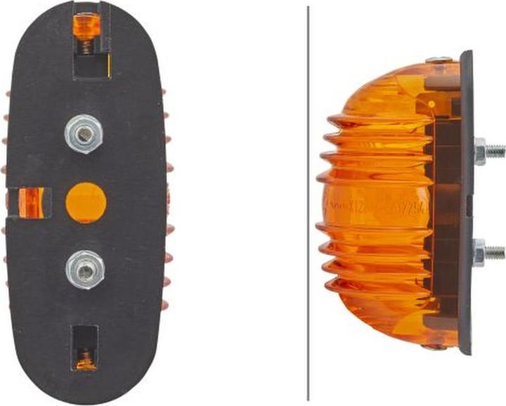 Produktbild Hella 2 Blinkleuchten Halogen für AEBI