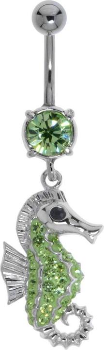 Produktbild Bijouteria Bauchpiercing (Kristall, Messing rhodiniert, Chirurgenstahl 316L)
