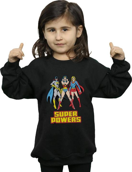Image du produit - Sweat WONDER WOMAN SUPER POWER GROUP - Fille (152, 158)