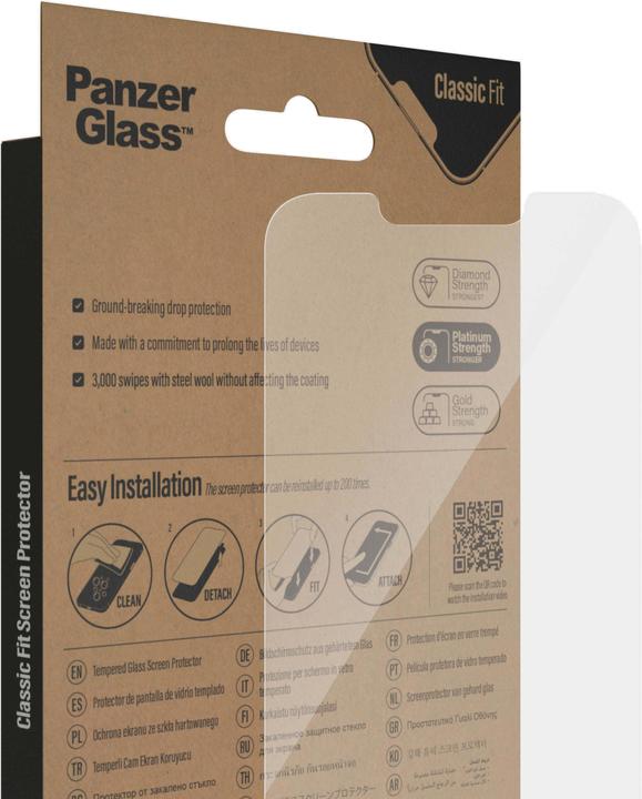 Immagine prodotto PanzerGlass Classic Fit (1 Pezzo/i, Apple iPhone 14, Apple iPhone 13, Apple iPhone 13 Pro)