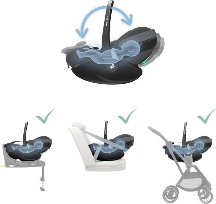 Produktbild Maxi-Cosi Pebble 360 Pro2 (Babyschale, ECE R129/i-Size Norm)