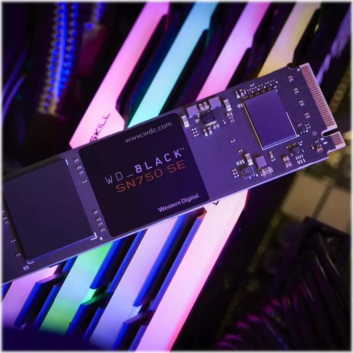 Actual product image WD Black SN750 SE (500 GB, M.2 2280)