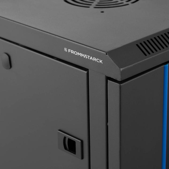 Produktbild Fromm & Starck Serverschrank 19 Zoll abschliessbar 9 HE Stahlgehäuse Netzwerkschrank (10.86 HE, 19 Zoll Rack)