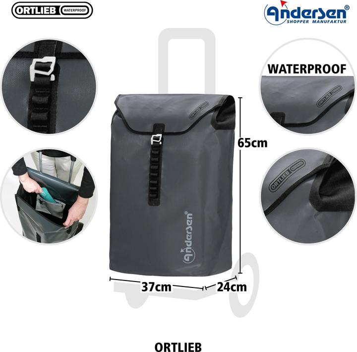 Produktbild Andersen Royal Shopper Ortlieb Einkaufstrolley 65 cm