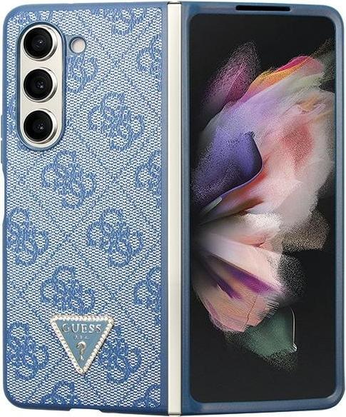 Image du produit Guess 4G Triangle Case Metal Logo pour F946B Samsung Galaxy Z Fold5 - blue (Samsung Galaxy Z Fold5)