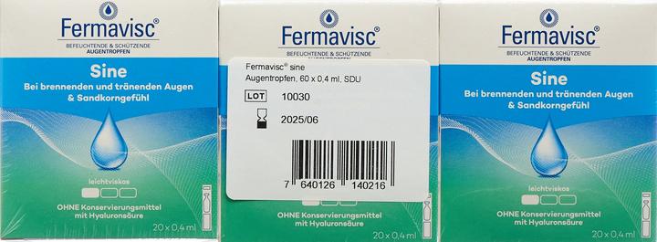 Produktbild OmniVision sine Gtt Opht (24 ml, Fermavisc sine Gtt Opht)