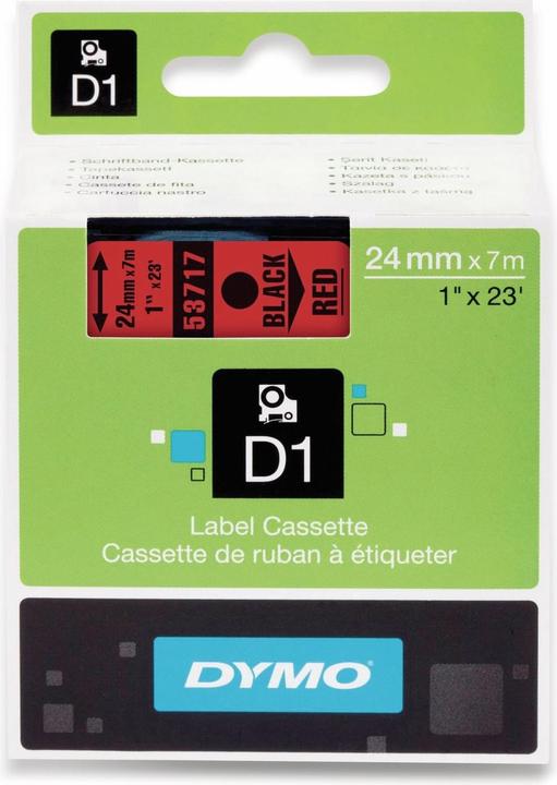 Produktbild Dymo S0720970 Standardband (2.40 cm, Schwarz)