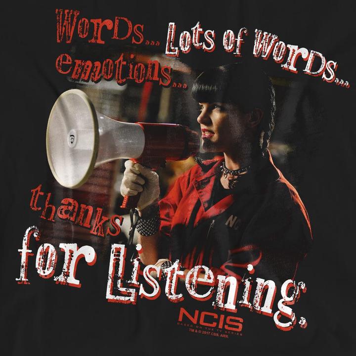Immagine prodotto Ncis Thanks for Listening Maglietta Adulto Unisex (L)