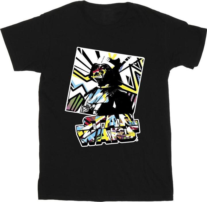 Actual product image Star Wars Mens Vader Water Colour Pop Art T-Shirt (5XL)