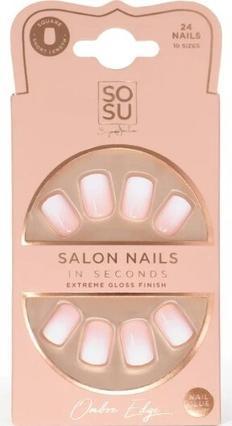 Produktbild Sosu Cosmetics - Artificial nails Ombre Edge (Salon Nails) 24 pcs