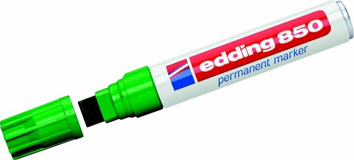 Image du produit Edding 850 Marqueur permanent, pointe biseautée, diff. Couleurs (Vert, 16 mm, 5 x)