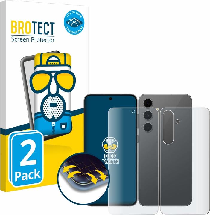 Actual product image BROTECT Full-Screen Protector Matte (2 Piece, Samsung Galaxy S24 FE)