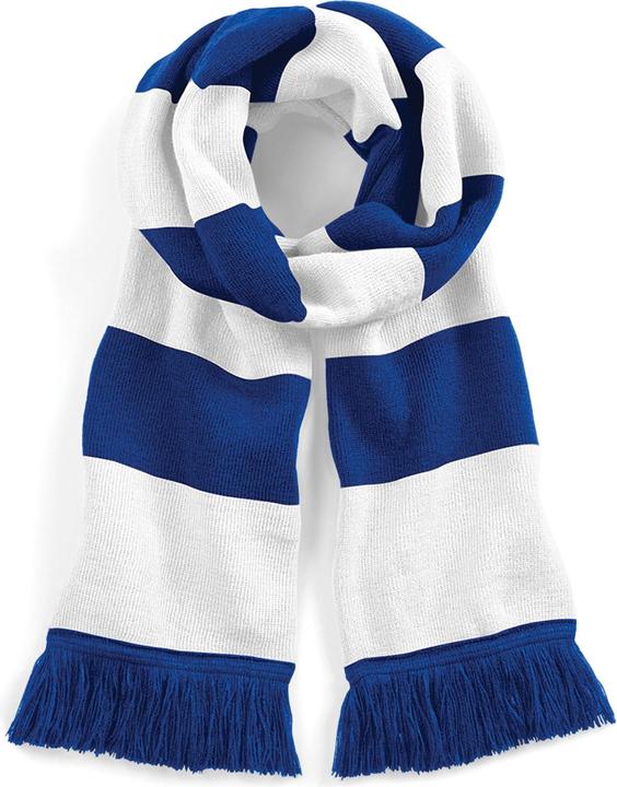 White, Vivid royal blue