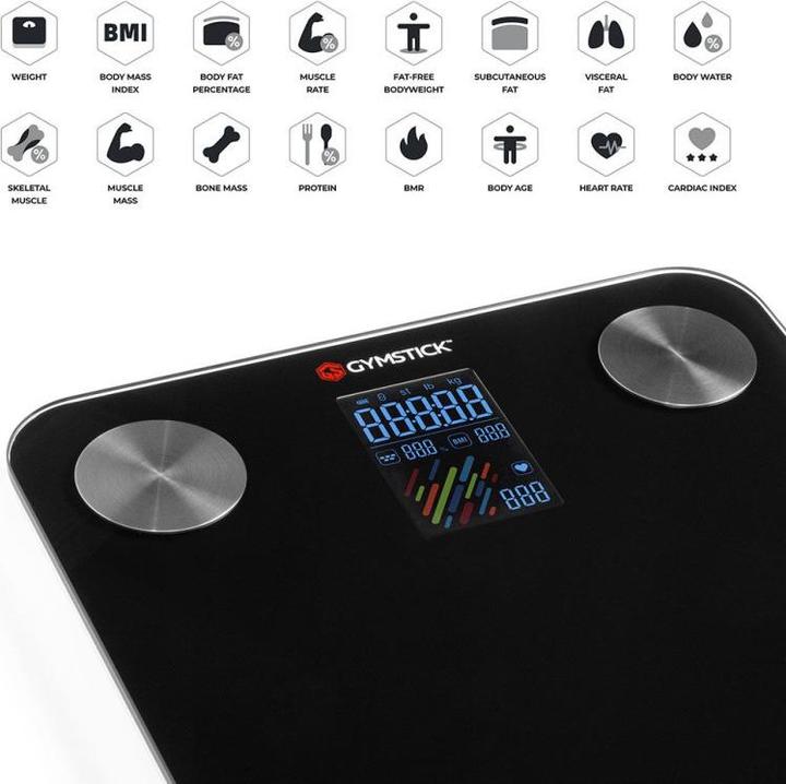 Produktbild Gymstick Intelligente Körperwaage (180 kg)