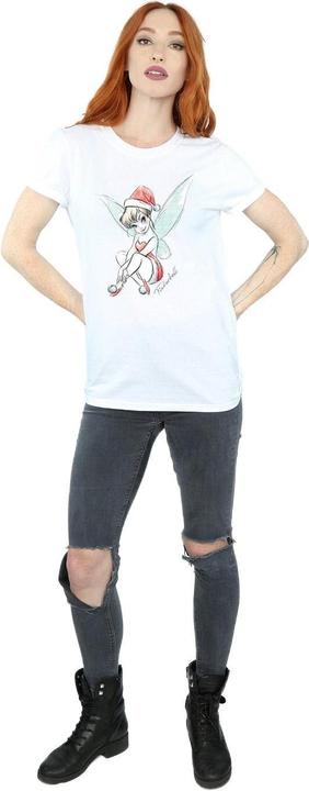 Immagine prodotto Disney Tinkerbell Christmas Fairy Maglietta Ampia Donna (XXL)