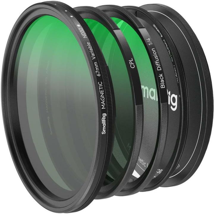 Produktbild SmallRig 5-in-1 Attachable Filter Kit (67 mm, Black Mist Filter)