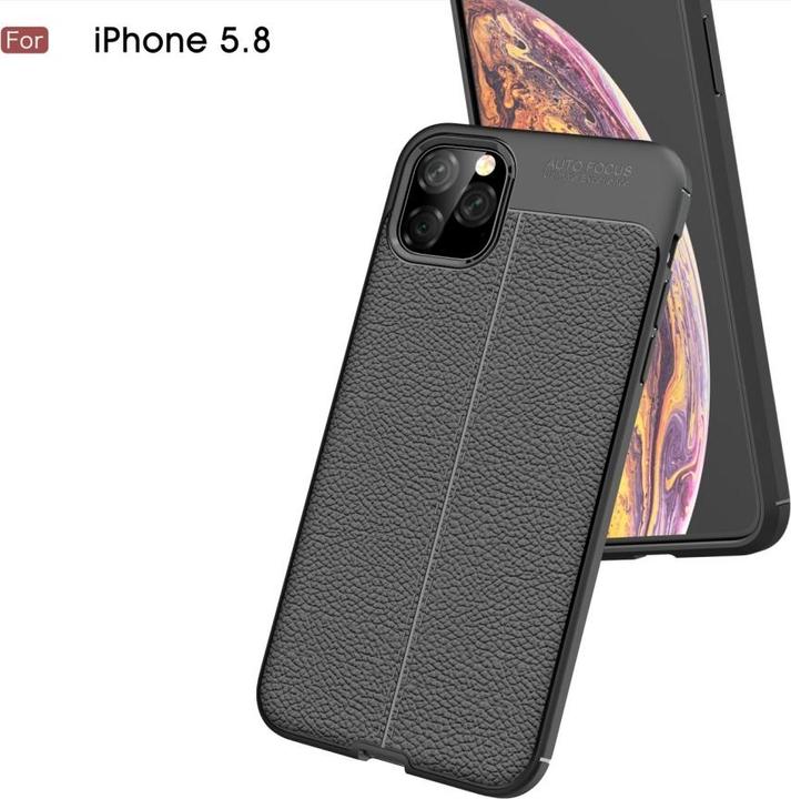 Produktbild Screenguard Apple iPhone 11 Pro Max Hülle Leather Design TPU Cover (Apple iPhone 11 Pro Max)