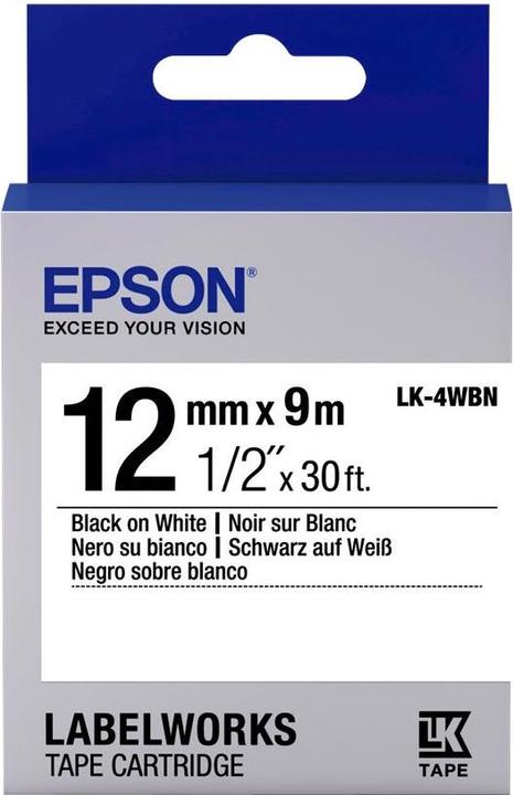 Epson Lk-4wbn (1.20 cm, Weiss)