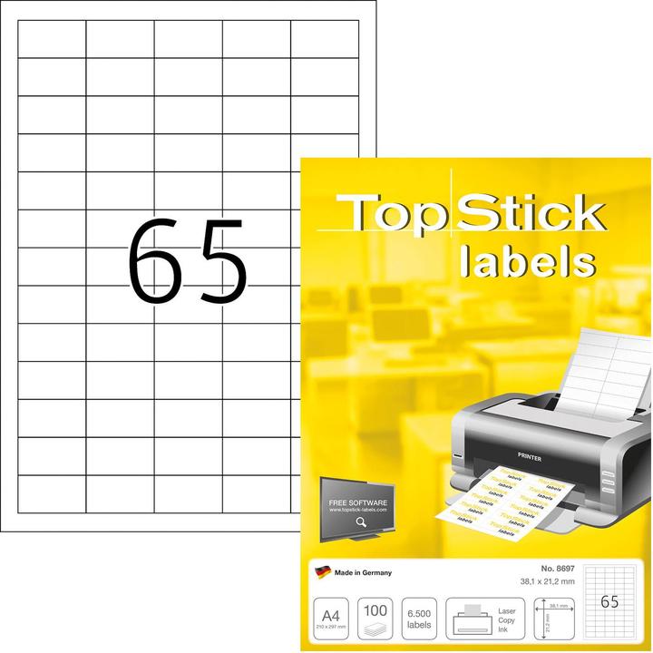 Produktbild TopStick HERMA Etiketten Universal