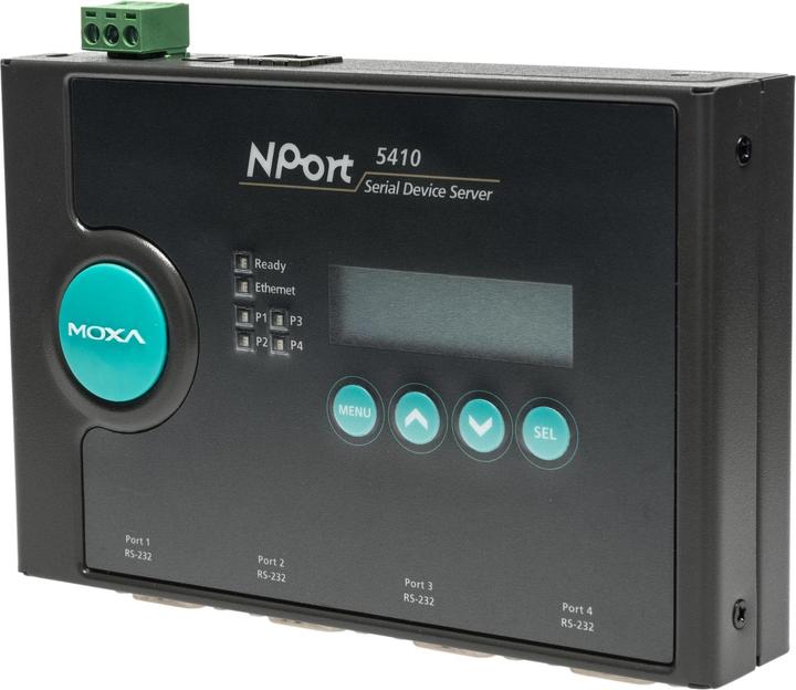 Actual product image Moxa NPort 5410, Ethernet Serial Deviceserver, 4-Port RS-232 (4 ports)
