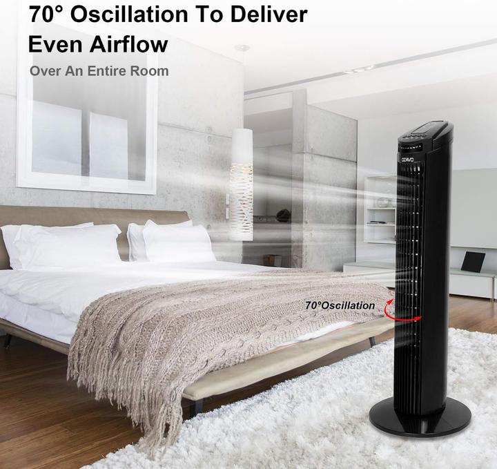 Actual product image Ozavo Tower fan (57 dB)