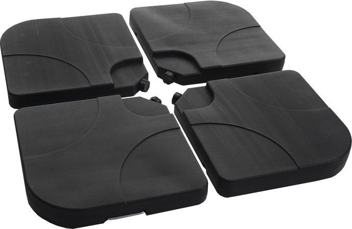 Produktbild Mendler Gastronomie-Ampelschirm, Sonnenschirm, rund Ø 3m Polyester Alu/Stahl 23kg - creme mit Ständer (3 m)