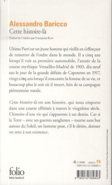 Immagine prodotto Cette histoire-là (Francese, Baricco Alessandro, 2009)