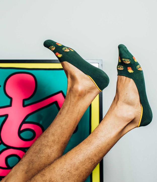 Produktbild DillySocks Sneakersocken "Hidden Junk Food" (Einzelpack, 41 - 46)