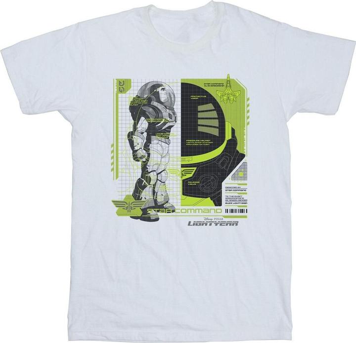 Actual product image Disney Mens Lightyear Buzz Tech Panel T-Shirt (XL)
