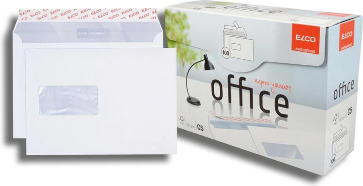 Actual product image Elco Envelope Office, left window (C5, 100 x)