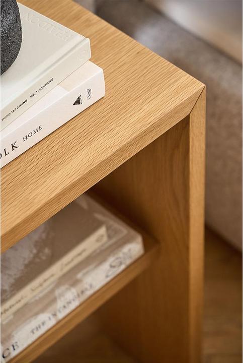 Actual product image AC Design Arlon Nachttisch Eiche PU-lackiertes Furnier (45 x 35 x 60 cm)