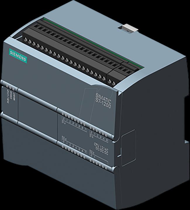 Actual product image Siemens SIMATIC S7-1200 CPU 1214C, DC/DC/DC