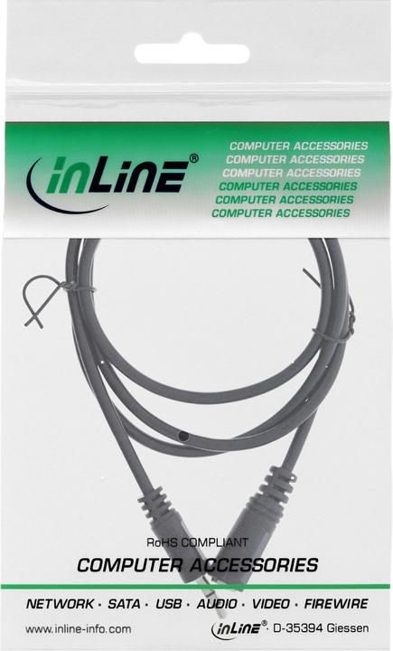 Image du produit InLine Extension de la prise (1.50 m, Jack 3,5 mm (AUX))