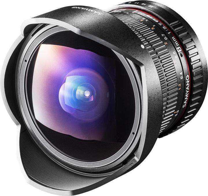 Produktbild Samyang 8mm f/3.5 Asph IF MC Fisheye CSII DH, Canon EF (Canon EF-S, APS-C / DX)
