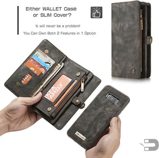 Image du produit Caseme Portefeuille en cuir avec pochette plastique (Samsung Galaxy S8+)