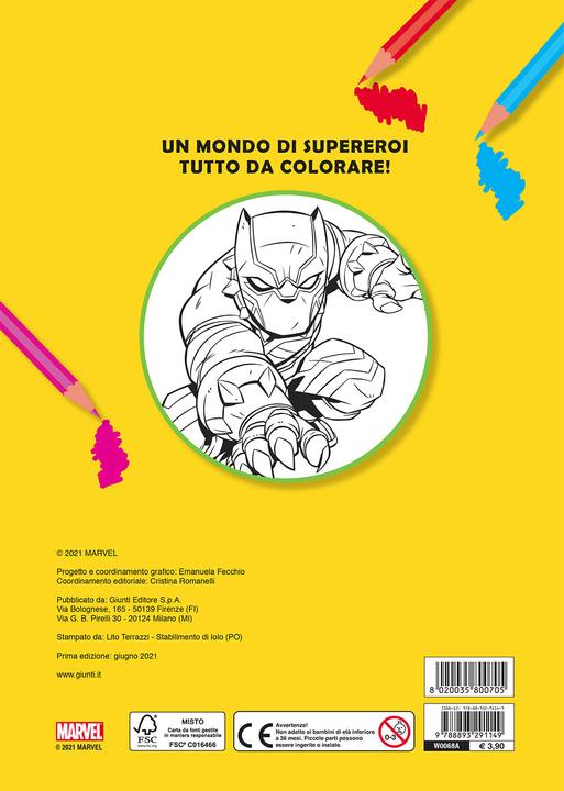 Immagine prodotto Primo album da colorare Marvel Super Hero Adventures (Italiano, Walt Disney)
