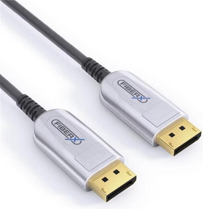 Produktbild FiberX Serie - DisplayPort 2.0 8K Glasfaser Extender Kabel - 50m (50 m, DisplayPort)