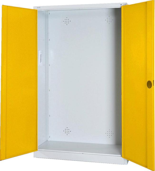 Image du produit C+P Armoire modulaire pour équipements sportifs (HxLxP : 195x120x50 cm, avec portes battantes en tôle