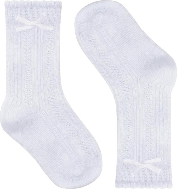 Actual product image Normani 4 pairs of children's socks with bow - 9591 (pack of 4, 15 - 18)
