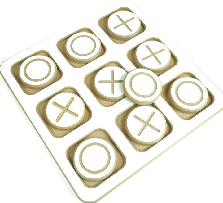 Produktbild Holzecke Tic-Tac-Toe-Spiel Aus Holz