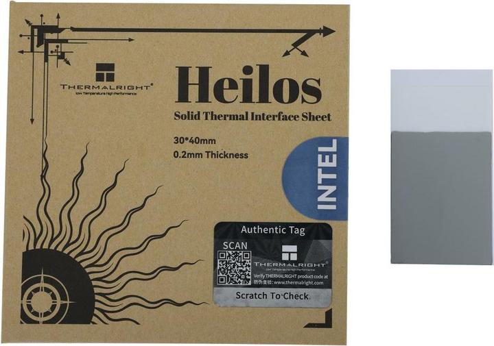 Immagine prodotto Thermalright Pad termico Helios Intel (0.20 mm, 8.50 W/m K)