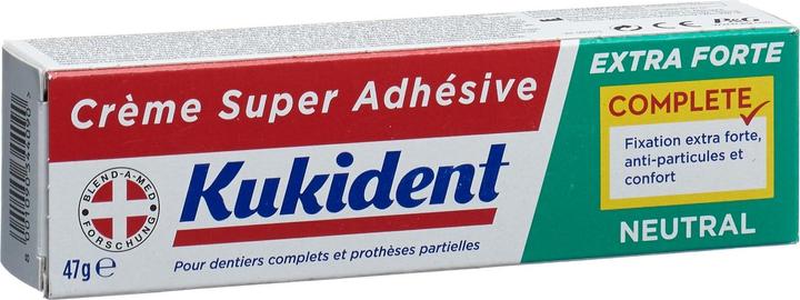 Image du produit Kukident Super Adhesion Cream Complete extra strong neutral