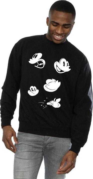Actual product image Disney Mens Mickey Mouse Faces Sweatshirt (S)