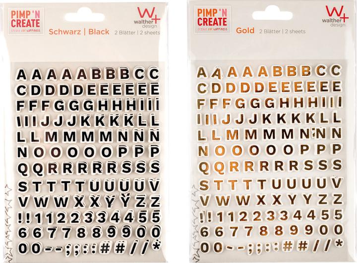 Actual product image Walther Design Schmucketiketten Pimp 'N Create Buchstaben