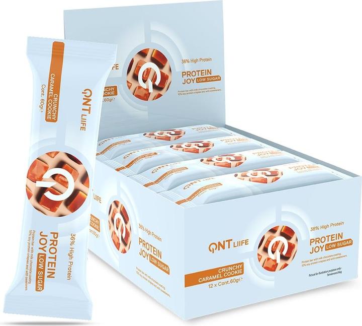 QNT Protein Joy Bar 36% (Caramel Cookie Dough, 12 pcs., 720 g)