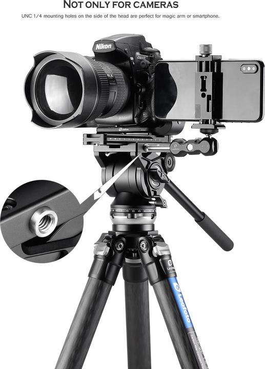 Produktbild Leofoto Fluid Videokopf BV-15 (Videokopf)