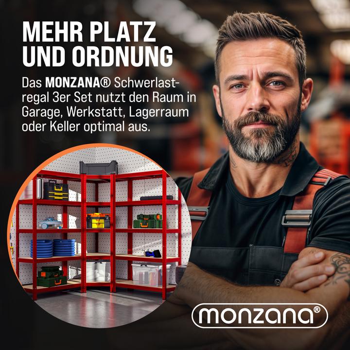 Produktbild Monzana Schwerlastregal Eckregal