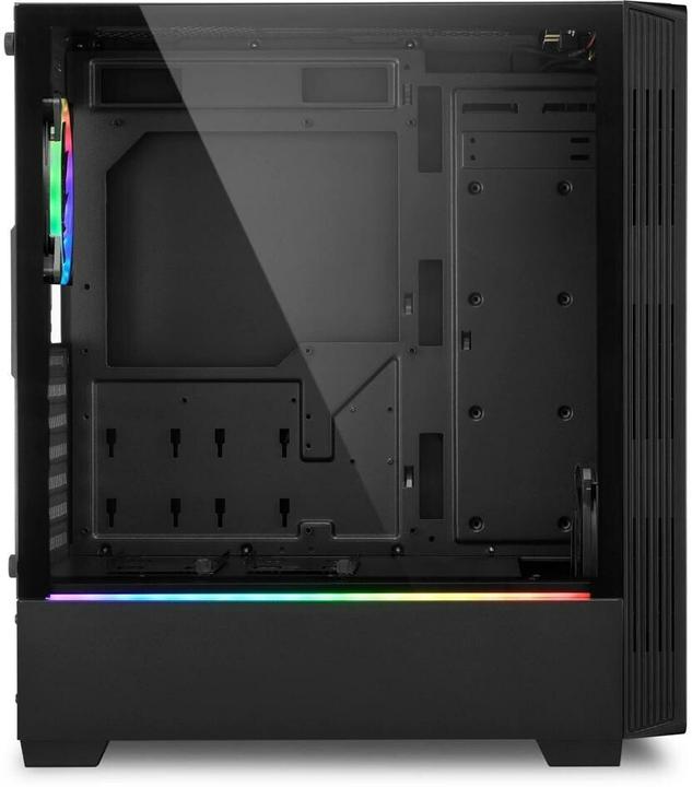 Actual product image Sharkoon RGB LIT 100 (mATX, Mini-ITX, ATX)