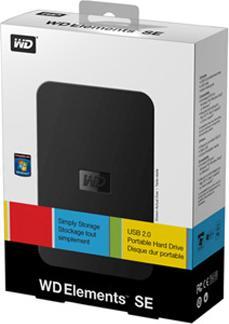 Produktbild WD Elements Portable SE 1TB, 2.5", USB 2.0 (1 TB)
